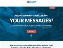 Tablet Screenshot of inboxpath.com